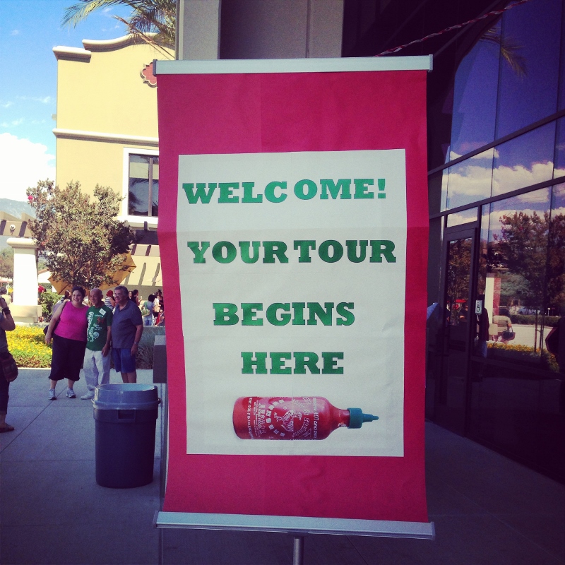 Sriracha tour