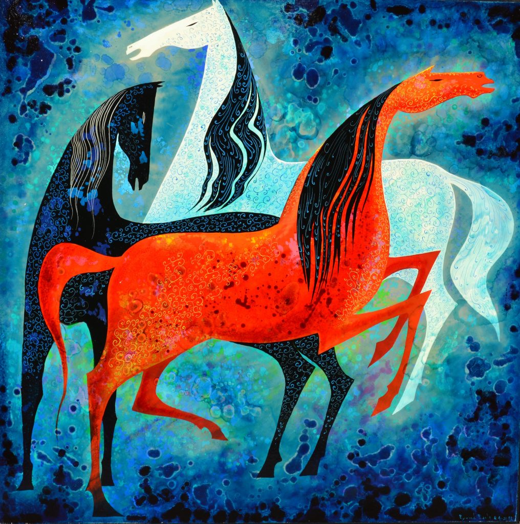 THREE NOBLE HORSES