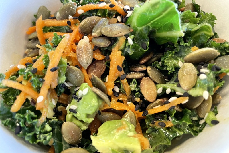 Sweetfin Citrus Kale Crunch Salad